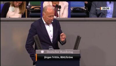 Trittin im Bundestag