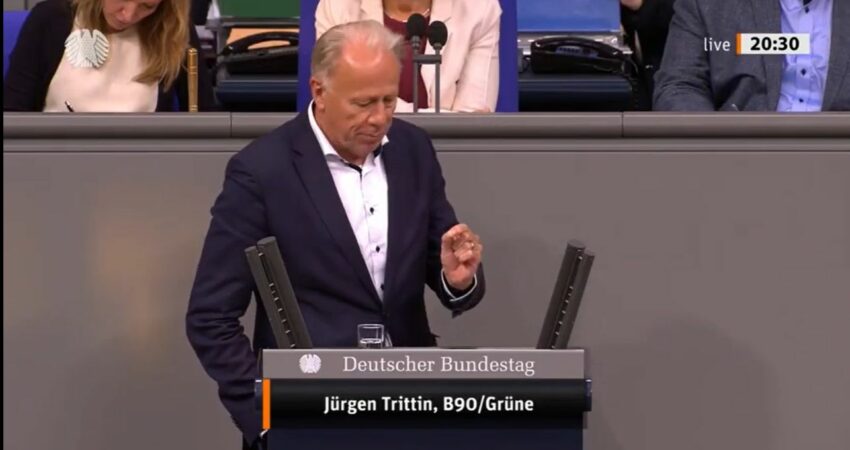 Trittin im Bundestag