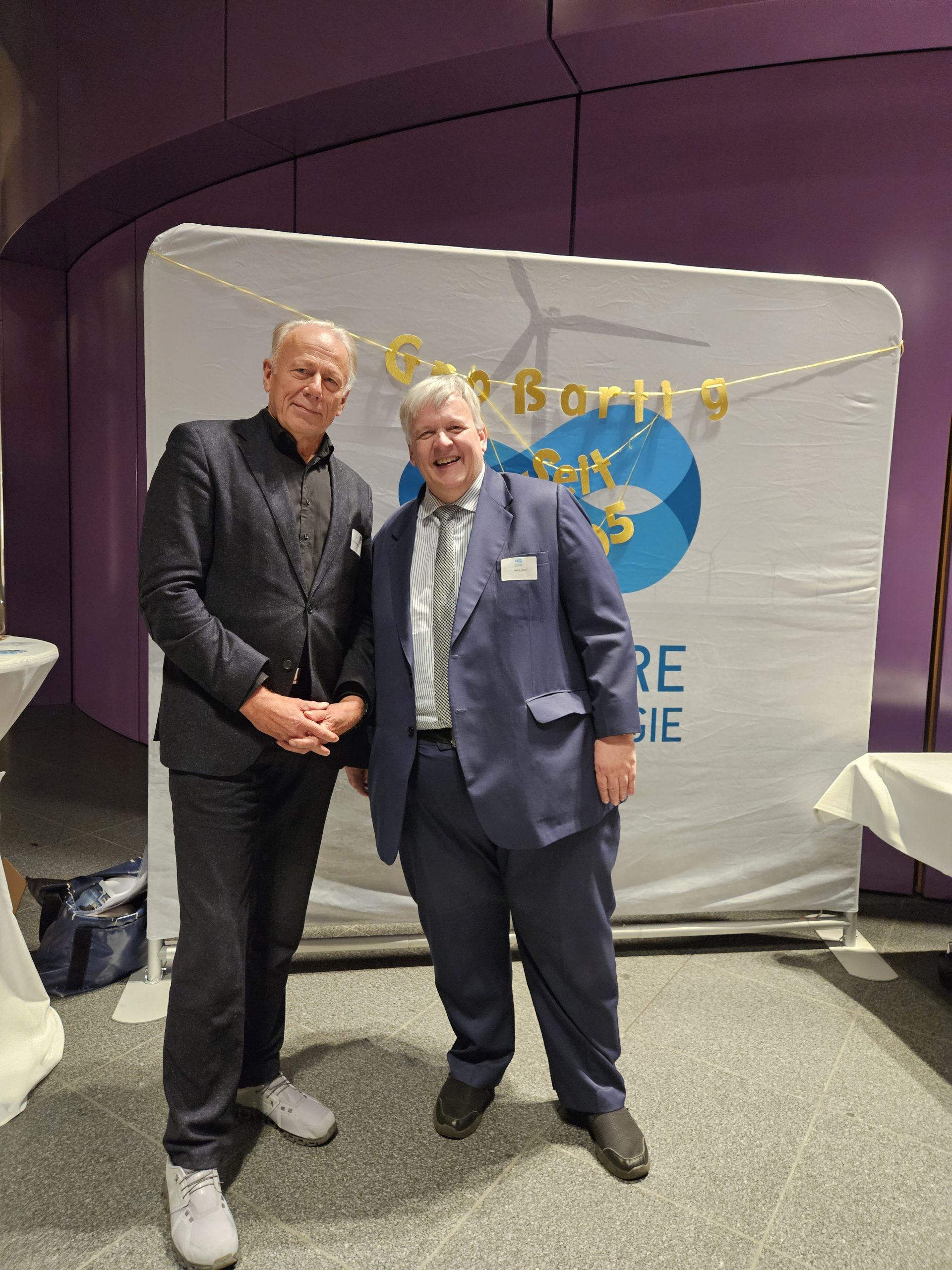 Stiftungspräsident Jens Eckhoff mit Jürgen Trittin